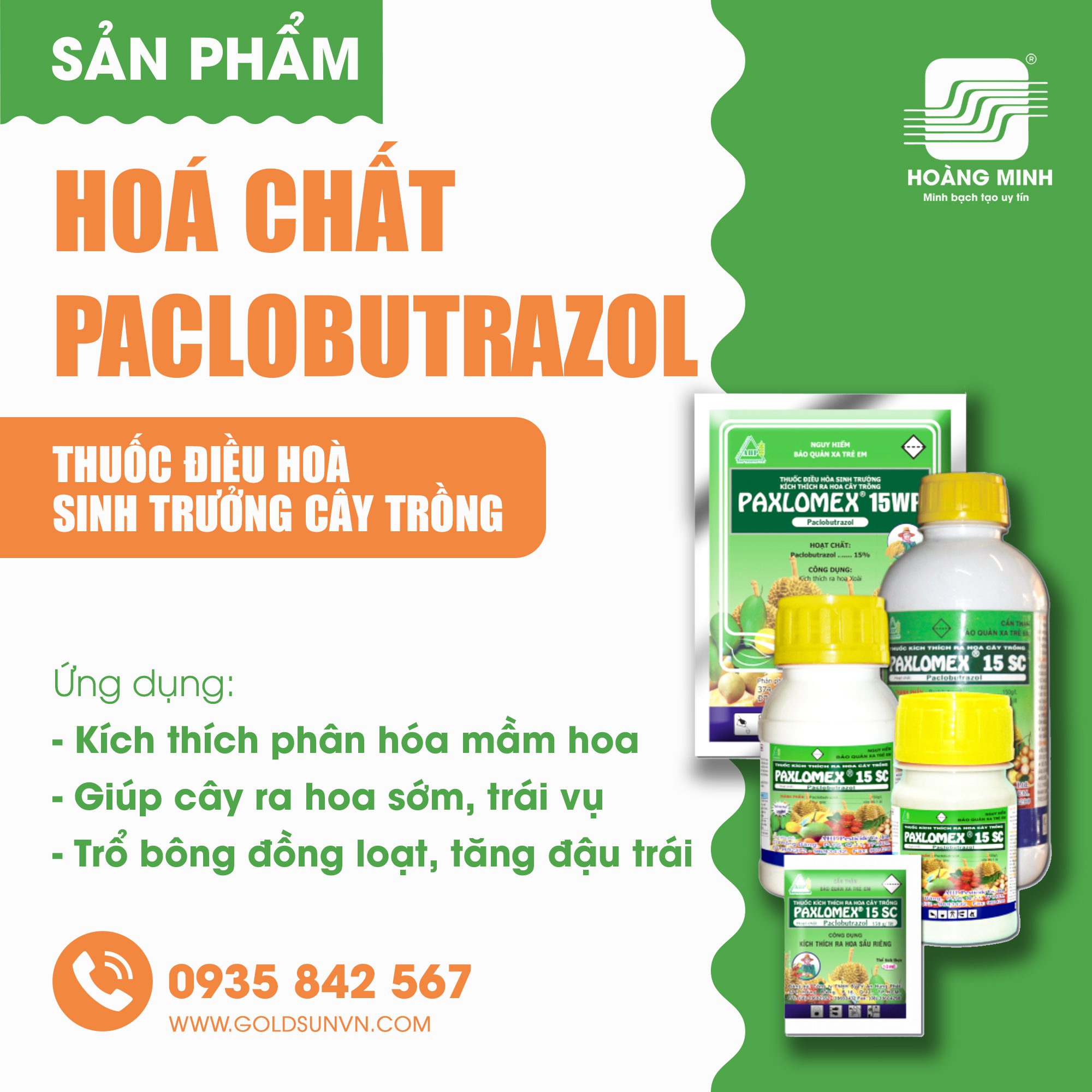 HÓA CHẤT PACLOBUTRAZOL