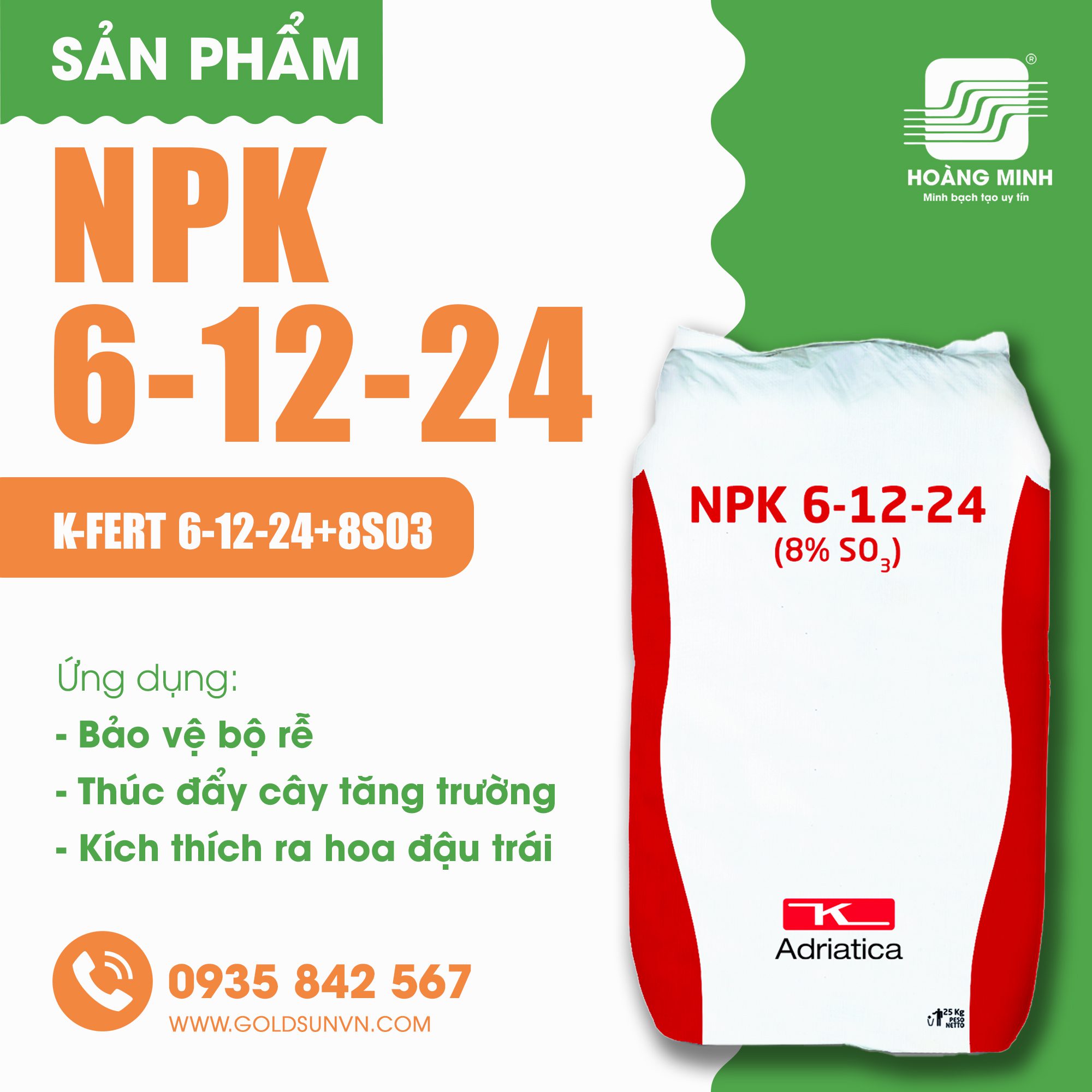 NPK 6-12-24+8SO3