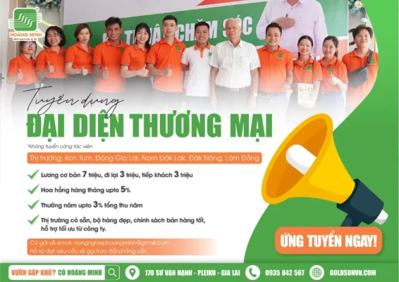 Tuyển dụng nhân viên kinh doanh sales rep