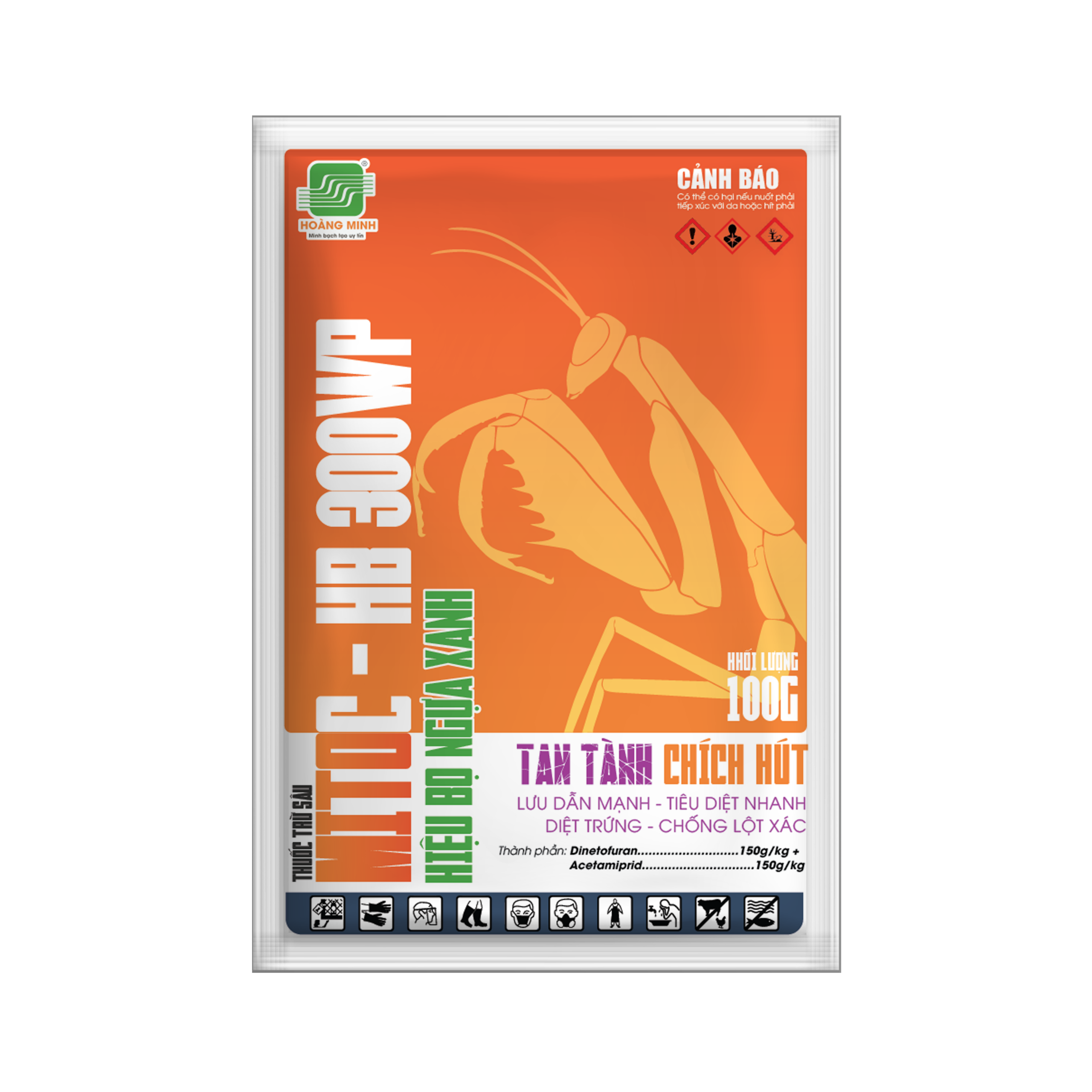 Bọ ngựa xanh tan tành chích hút
